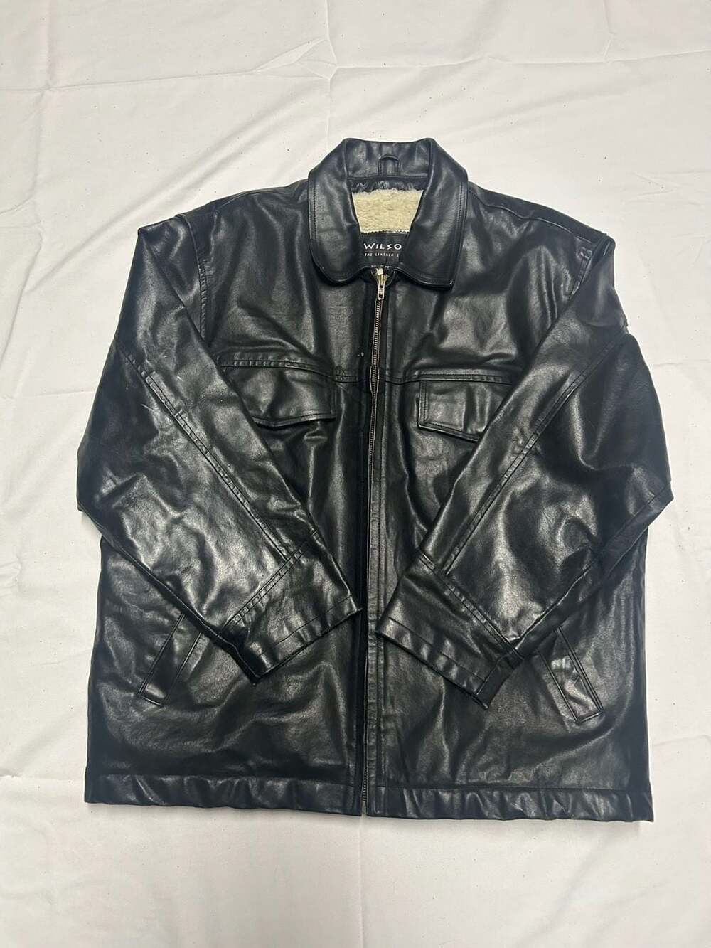 Vintage Wilsons Leather Mens Jacket Size XL